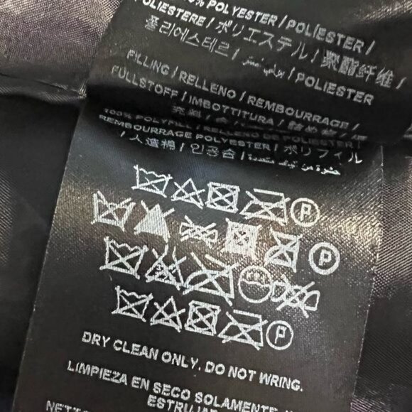 Guess Black Quilted Karaline Jacket XS Flawed - Picture 11 of 14